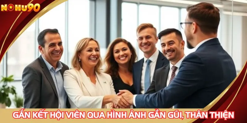 Gắn kết hội viên qua hình ảnh gần gũi, thân thiện